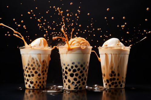 滋味濃郁的珍珠奶茶 視覺與味蕾的雙重盛宴